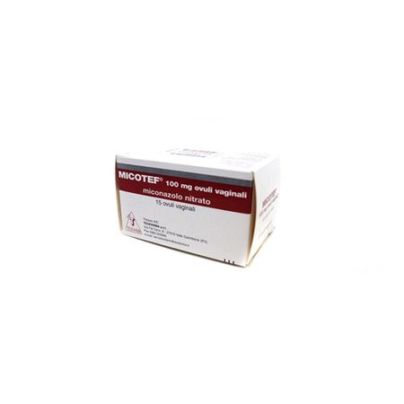 MICOTEF*15 ovuli vag 100 mg image not present