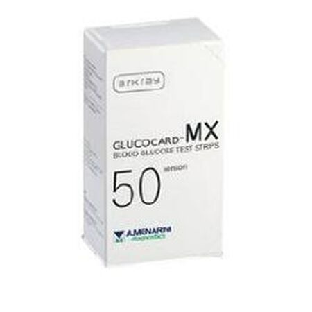 STRISCE MISURAZIONE GLICEMIA GLUCOCARD MX 50 PEZZI image not present