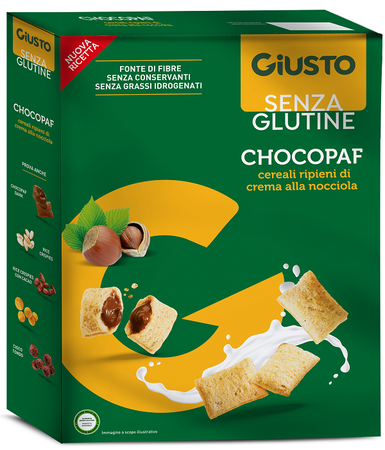 GIUSTO SENZA GLUTINE CHOCOPAF 300 G image not present