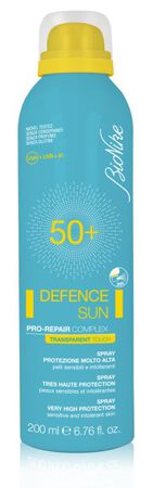 BIONIKE DEFENCE SUN SPRAY TRANSPARENT TOUCH SPF 50+ 200 ML image not present