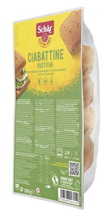 SCHAR CIABATTINE RUSTICHE SENZA LATTOSIO 200 G image not present