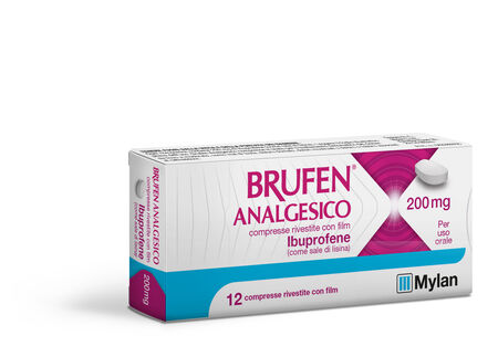 BRUFEN ANALGESICO*12 cpr riv 200 mg image not present