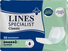 PANNOLONE LINES SPECIALIST CLASSIC SAGOMATO SUPER 30 PEZZI