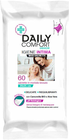DAILY COMFORT SENIOR PANNI DETERGENTI IGIENE INTIMA 60 PEZZI image not present