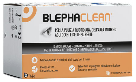 BLEPHACLEAN GARZE OCULARI STERILI A BASE DI ACIDO IALURONICO 20 PEZZI image not present