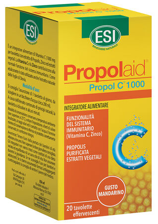 ESI PROPOLAID PROPOL C 1000 MG 20 TAVOLETTE EFFERVESCENTI image not present
