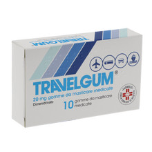 TRAVELGUM*10 gomme mast 20 mg