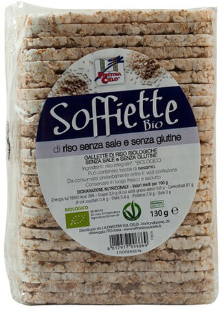 SOFFIETTE BIO SENZA SALE E SENZA GLUTINE 130 G image not present
