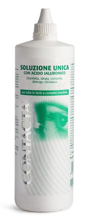 SOLUZIONE UNICA CON ACIDO IALURONICO PER LENTI A CONTATTO CONTACTA SOLUTION 360ML image not present