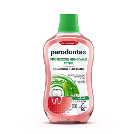 PARODONTAX COLLUTORIO PROTEZIONE GENGIVE HERBAL 500 ML image not present