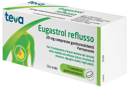 EUGASTROL REFLUSSO*7 cpr gastrores 20 mg image not present