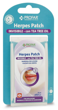 PROFAR HERPES PATCH CON TEA TREE 15 PEZZI image not present