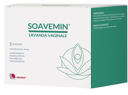 SOAVEMIN LAVANDA VAGINALE 5 FLACONI 100 ML image not present