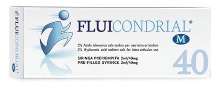 SIRINGA PRERIEMPITA INTRA-ARTICOLARE FLUICONDRIAL M ACIDO IALURONICO 2ML/40MG image not present
