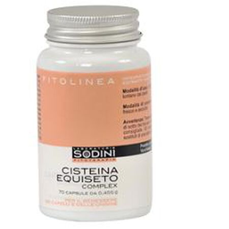 CISTEINA EQUISETO COMPEX SODINI 70 CAPSULE 0,455 GRAMMI image not present