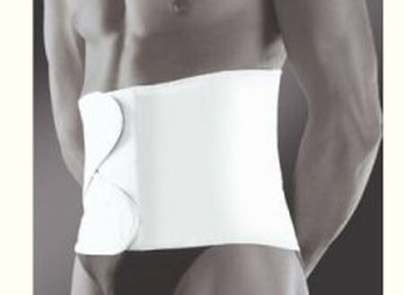 FASCIA ADDOMINALE UNISEX WELLNESS 675 H30CM BIANCO XXL CIRCONFERENZA FIANCHI 117-130CM image not present