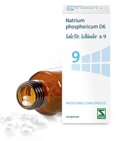 NATRIUM PHOSPHORICUM D6 SALE DR.SCHUSSLER N.9*D6 200 cpr flacone image not present
