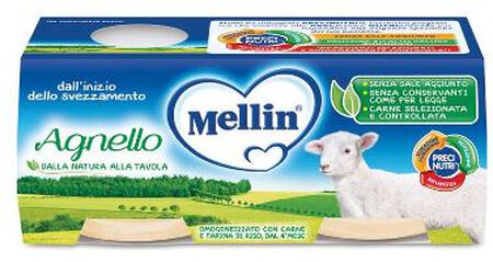MELLIN OMOGENEIZZATO AGNELLO 2 PEZZI X 80 G image not present
