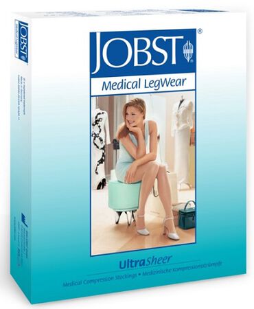 CALZA COMPRESSIVA JOBST ULTRASHEER 15-20MMHG COLLANT ELAST APPL NOIR4 ARTICOLO 751150000900 image not present