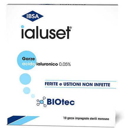 GARZA MEDICATA IALUSET 10X10 CM 10 PEZZI image not present