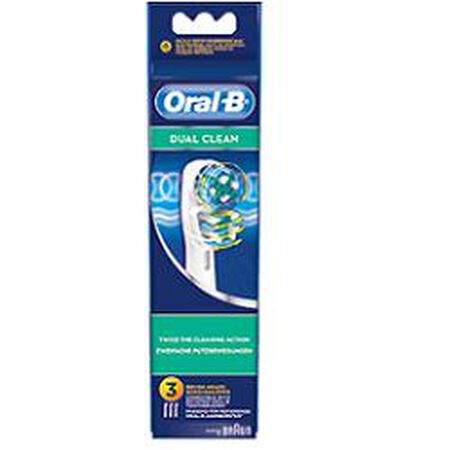 ORALB DUAL CLEAN EB417 TESTINE SPAZZOLINO ELETTRICO 3 PEZZI image not present