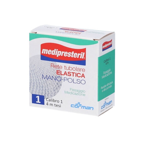 RETE TUBOLARE ELASTICA PER MANO E POLSO MEDIPRESTERIL CALIBRO 1 4M TESI image not present
