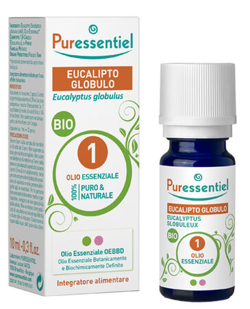 PURESSENTIEL EUCALIPTO GLOBULO OLIO ESSENZIALE BIO 10 ML image not present