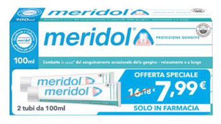 MERIDOL DENTIFRICIO PROTEZIONE GENGIVE 2 PEZZI DA 100 ML image not present