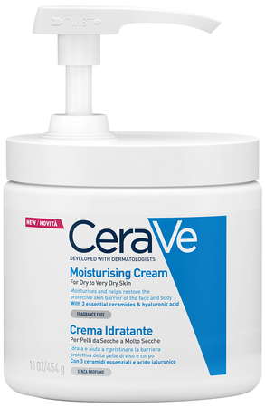 CERAVE CREMA IDRATANTE PER PELLI DA SECCHE A MOLTO SECCHE 454 G PUMP image not present