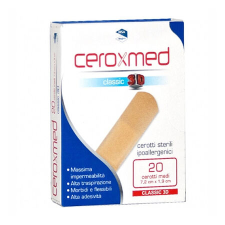 CEROTTO CEROXMED CLASSIC 3D MISURA MEDIUM 20 PEZZI image not present