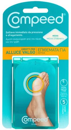 COMPEED CEROTTI PER ALLUCE VALGO 5 PEZZI image not present