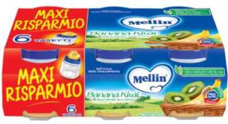 MELLIN OMOGENEIZZATO BANANA KIWI 6 X 100 G image not present