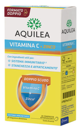 AQUILEA VITAMINA C 14 COMPRESSE EFFERVESCENTI BIPACK image not present