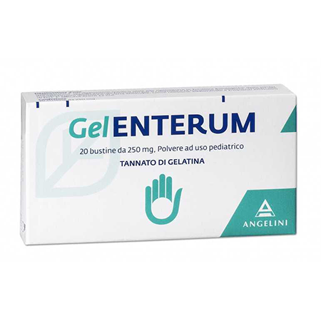 GELENTERUM TANNATO DI GELATINA USO PEDIATRICO 20 BUSTINE 250 MG image not present