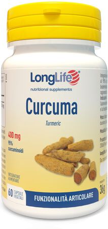 LONGLIFE CURCUMA 60 CAPSULE VEGETALI image not present