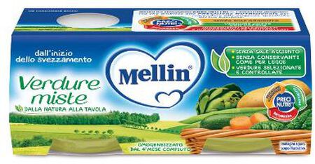 MELLIN OMOGENEIZZATO VERDURE MISTE 2 X 80 G image not present