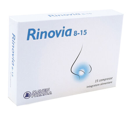 RINOVIA 8-15 15 COMPRESSE image not present