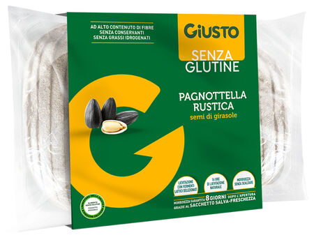 GIUSTO SENZA GLUTINE PAGNOTTELLA RUSTICA 320 G image not present