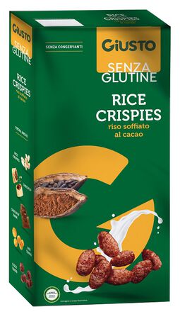 GIUSTO SENZA GLUTINE RICE CRISPIES CACAO 250 G image not present