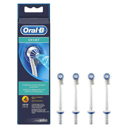 ORALB OXYJET ED17 TESTINA PER SPAZZOLINO ELETTRICO CON BECCUCCIO IDROPULSORE 4 PEZZI image not present
