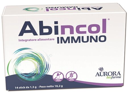 ABINCOL IMMUNO 14 STICK OROSOLUBILI image not present