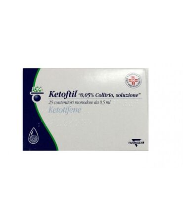 KETOFTIL*25 monod collirio 0,5 ml 0,5 mg/ml image not present