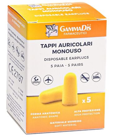 TAPPO AURICOLARE EAR GOMMAPIUMA 10 PEZZI image not present
