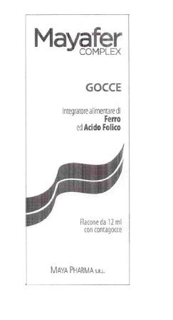 MAYAFER COMPLEX GOCCE 12 ML image not present