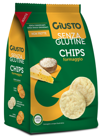 GIUSTO SENZA GLUTINE CHIPS FORMAGGIO 40 G image not present