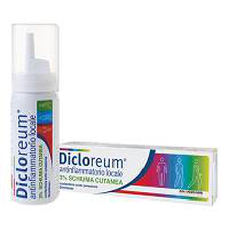DICLOREUM ANTINFIAMMATORIO LOCALE*schiuma cutanea 50 g 3% image not present