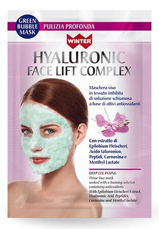 WINTER HYALURONIC FACE LIFT COMPLEX MASCHERA VISO BUBBLE PULIZIA PROFONDA 23 ML image not present