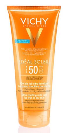 IDEAL SOLEIL GEL WET CORPO SPF50 200 ML image not present
