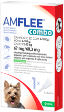 AMFLEE COMBO*spot-on soluz 1 pipetta 0,67 ml 67 mg + 60,3 mg cani da 2 a 10 Kg