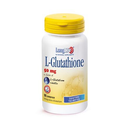 LONGLIFE L-GLUTATHIONE 50 MG 90 COMPRESSE image not present